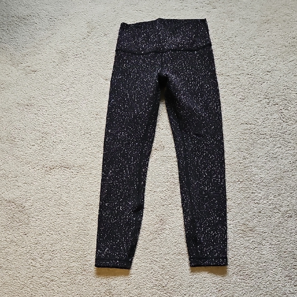 Lululemon Black Patterned Leggings